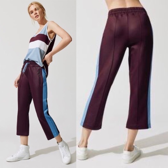Sweaty Betty Hyde Cropped Pants in Oxblood S - Picture 3 of 9